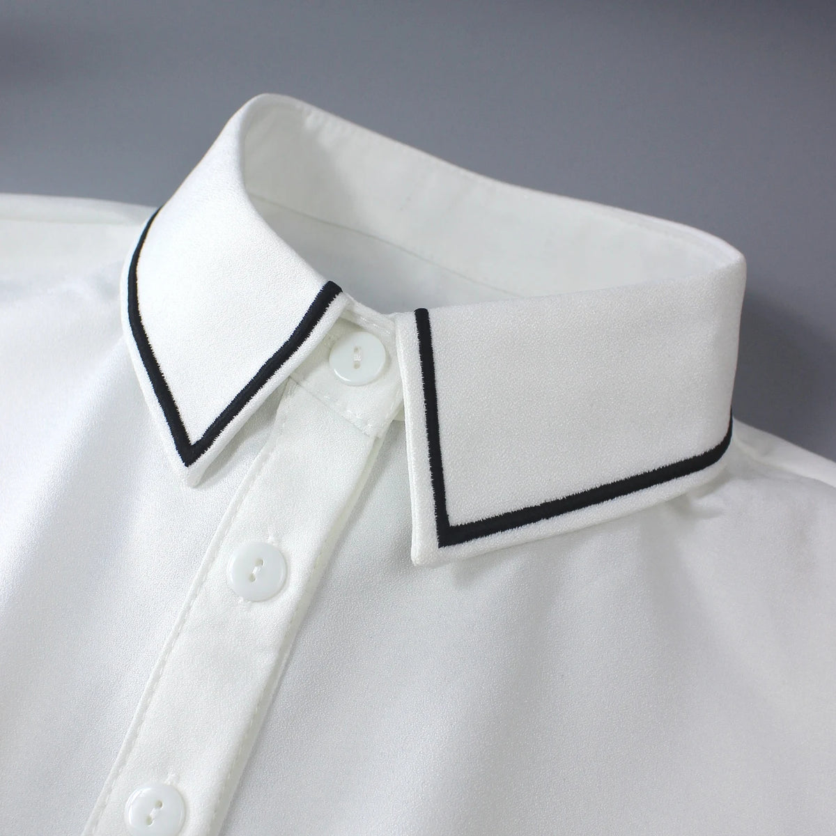 QUAINTE Dickie Collar-Collar-SAINT CHIC-Sharp Black-SAINT CHIC