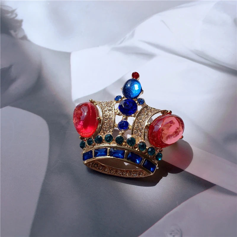 REGALIA Gemstone Brooch-Brooch-SAINT CHIC-Crown Jewel-SAINT CHIC