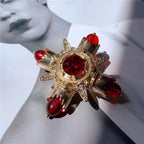 REGALIA Gemstone Brooch-Brooch-SAINT CHIC-Ruby Starburst-SAINT CHIC
