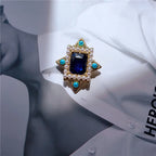 REGALIA Gemstone Brooch-Brooch-SAINT CHIC-Sapphire Star-SAINT CHIC