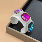 RIVIERA Cuff Bracelet-Bracelet-SAINT CHIC-Blue Hues-SAINT CHIC