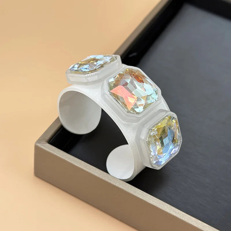 RIVIERA Cuff Bracelet-Bracelet-SAINT CHIC-Iridescent-SAINT CHIC