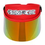 Red Flame Paparazzi Visor®-Hats-SAINT CHIC-SAINT CHIC