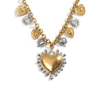 SACRÉ Heart Charm Necklace-Necklace-SAINT CHIC-Gold-SAINT CHIC