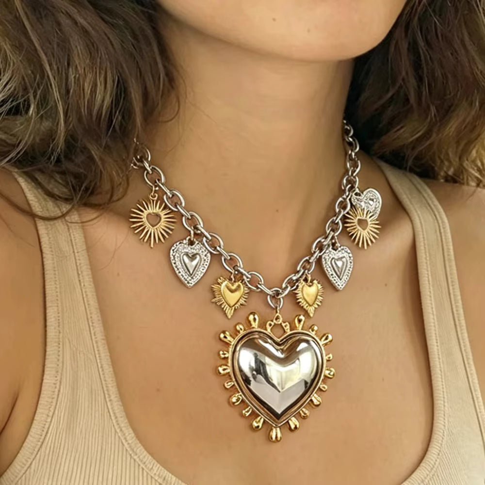 SACRÉ Heart Charm Necklace Main image