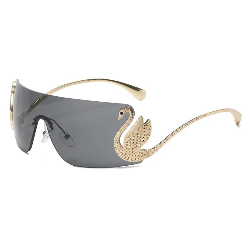 SOLEIL Rimless Y2K Sunglasses Main image