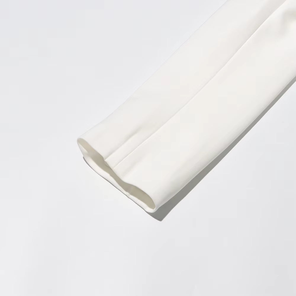 SPLICE Colorblock Blazer-Blazer-SAINT CHIC-White-S-SAINT CHIC