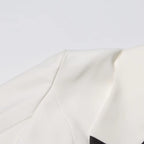 SPLICE Colorblock Blazer-Blazer-SAINT CHIC-White-S-SAINT CHIC
