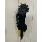 STARBURST Velvet Mesh Illusion Bodysuit-bodysuit-SAINT CHIC-Gold-S-SAINT CHIC