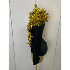 STARBURST Velvet Mesh Illusion Bodysuit-bodysuit-SAINT CHIC-Gold-S-SAINT CHIC