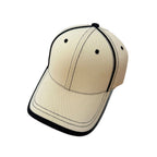 STRIPE Baseball Cap-Cap-SAINT CHIC-Off-White-SAINT CHIC