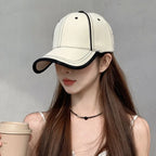 STRIPE Baseball Cap-Cap-SAINT CHIC-Off-White-SAINT CHIC