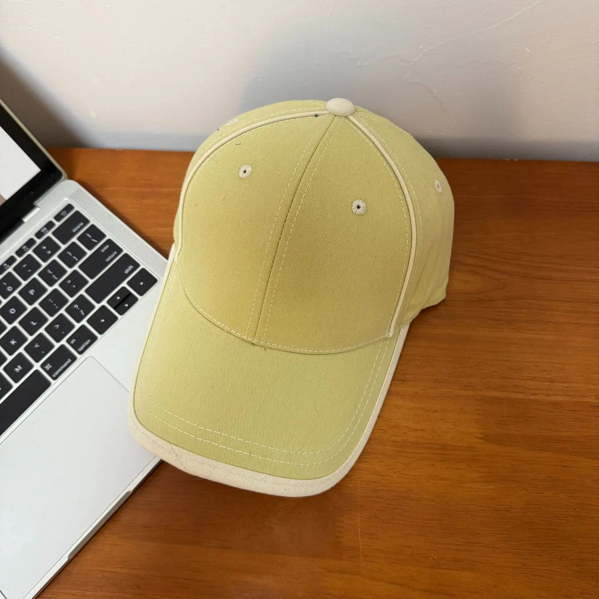 STRIPE Baseball Cap-Cap-SAINT CHIC-Yellow-SAINT CHIC