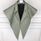 STRUCTURED Shawl Collar-outerwear-SAINT CHIC-Gray-SAINT CHIC