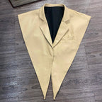 STRUCTURED Shawl Collar-outerwear-SAINT CHIC-Olive Green-SAINT CHIC