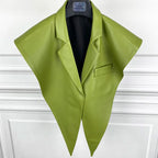 STRUCTURED Shawl Collar-outerwear-SAINT CHIC-Olive Green-SAINT CHIC