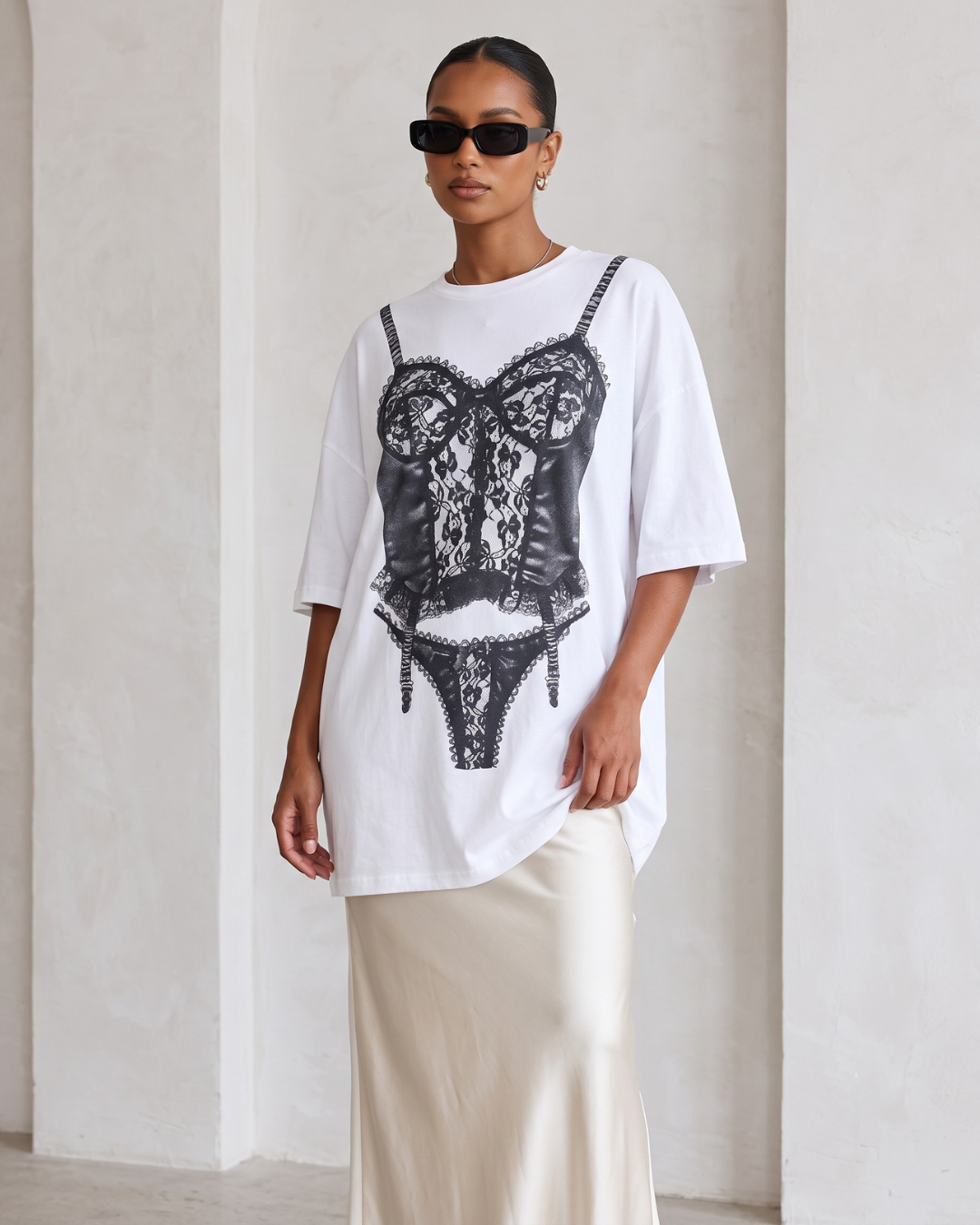 UNDONE Graphic Tee-Tee Shirt-SAINT CHIC-S-SAINT CHIC Main image