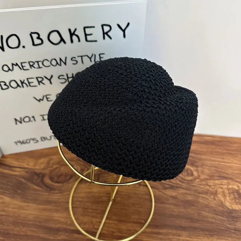 VESPER Pillbox Hat-hat-SAINT CHIC-Black-SAINT CHIC