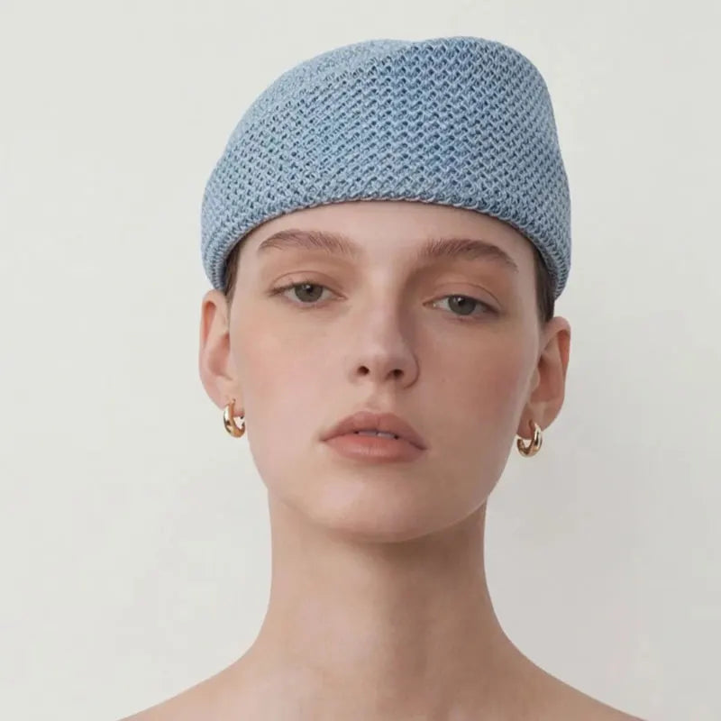 VESPER Pillbox Hat-hat-SAINT CHIC-Blue-SAINT CHIC