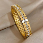 VETTE Stack Bracelets-Bracelet-SAINT CHIC-Gold Diamond-SAINT CHIC