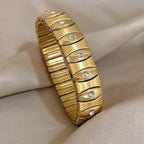 VETTE Stack Bracelets-Bracelet-SAINT CHIC-Gold Oval-SAINT CHIC