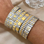 VETTE Stack Bracelets-Bracelet-SAINT CHIC-Silver Hearts-SAINT CHIC