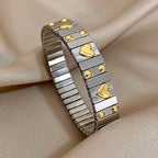 VETTE Stack Bracelets-Bracelet-SAINT CHIC-Silver Hearts Too-SAINT CHIC