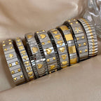 VETTE Stack Bracelets-Bracelet-SAINT CHIC-Silver Hearts-SAINT CHIC
