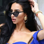 VIBES Cat Eye Sunglasses-Sunglasses-SAINT CHIC-Red / Grey-SAINT CHIC