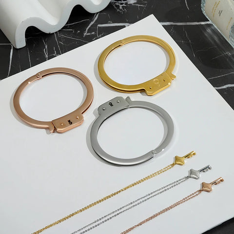 LOCK & KEY Bond Cuff + Necklace Set