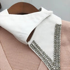ALLI Detachable Faux Collar – Pearl & Rhinestone Beaded-Collar-SAINT CHIC