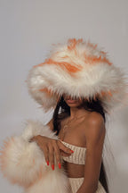 ALTA Faux Fur Bucket Hat-hat-SAINT CHIC
