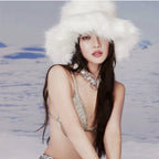 ALTA Faux Fur Bucket Hat-hat-SAINT CHIC