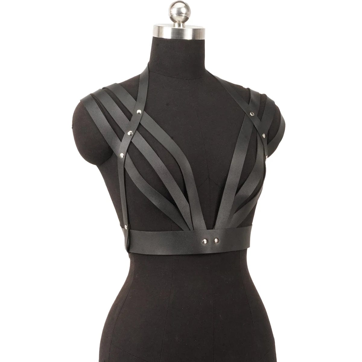 ARMOUR Leather Harness Belt – Adjustable Statement Accessory-Belt-SAINT CHIC Main image