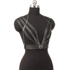 ARMOUR Leather Harness Belt – Adjustable Statement Accessory-Belt-SAINT CHIC