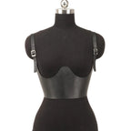 ARMOUR Leather Harness Belt – Adjustable Statement Accessory-Belt-SAINT CHIC