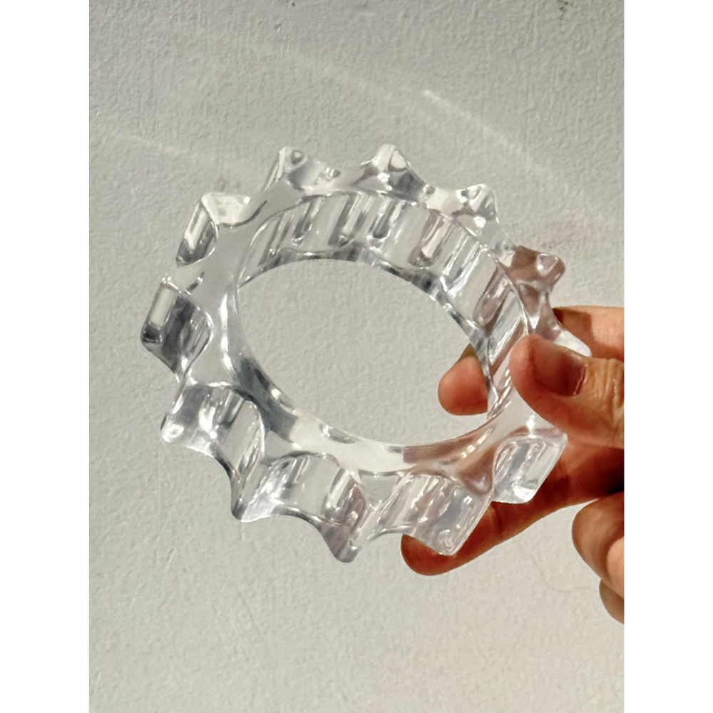 AURA STACK – Sculptural Resin Bangle Secondary image