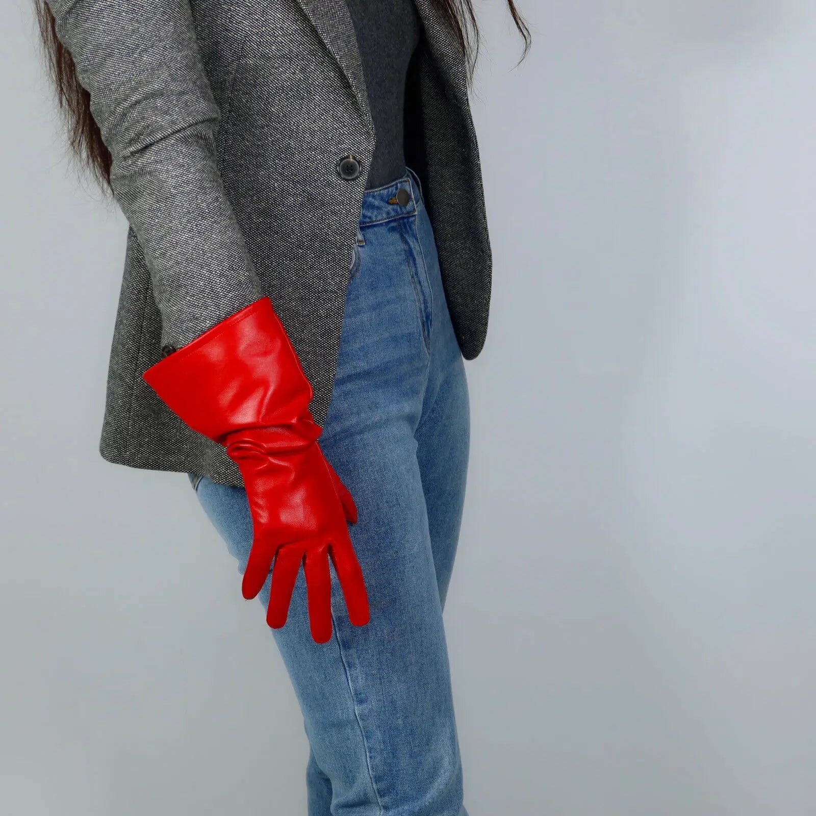 AVENUE Leather Glove-glove-SAINT CHIC