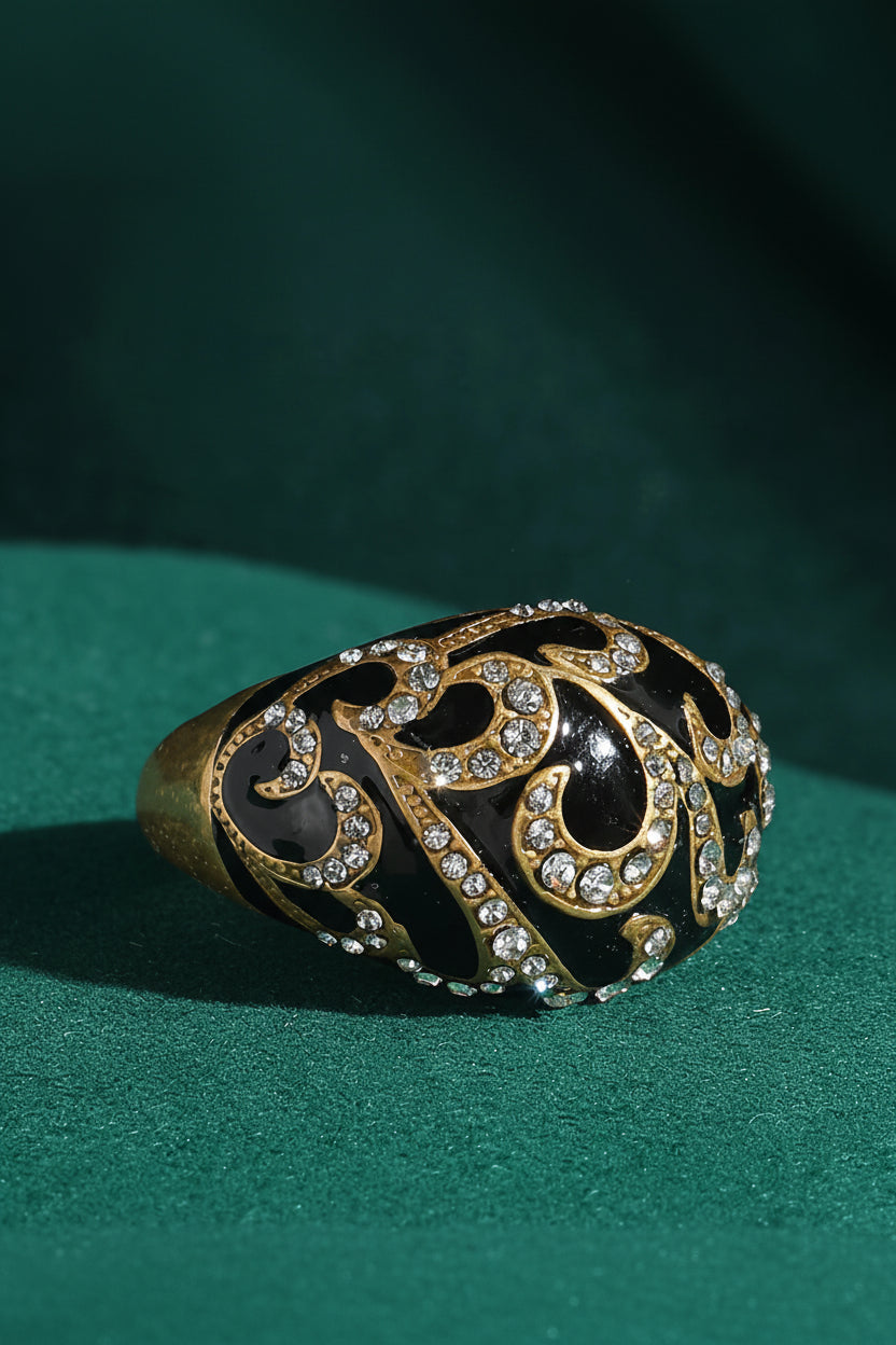 BLACKOUT Dome Ring-ring-SAINT CHIC