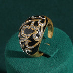 BLACKOUT Dome Ring-ring-SAINT CHIC