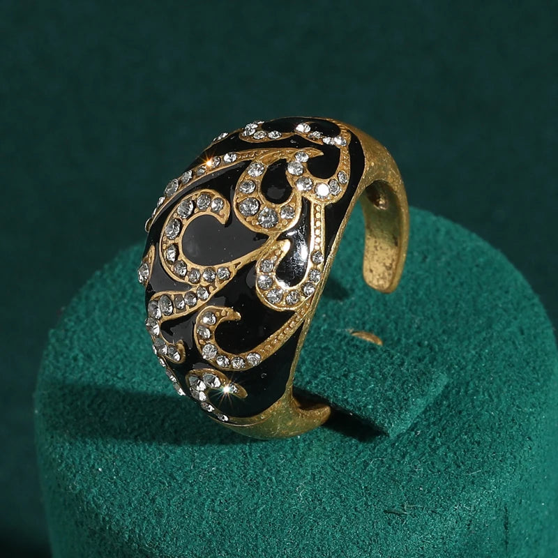 BLACKOUT Dome Ring-ring-SAINT CHIC