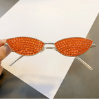 CAT-EYE Rhinestone Sun Glasses-Sunglasses-SAINT CHIC