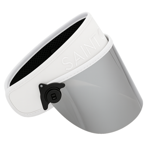 Chrome Anti Paparazzi Visor™ – Adjustable Sun Shield with 4.5” Lens & UV Protection