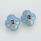 CLOVER Stud Earrings-Earrings-SAINT CHIC
