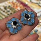 CLOVER Stud Earrings-Earrings-SAINT CHIC