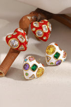 CONFETTI Stud Earrings-earring-SAINT CHIC
