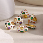 CONFETTI Stud Earrings-earring-SAINT CHIC