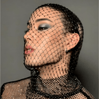 COVR Rhinestone Mesh Hood – Avant-Garde Statement-Hat-SAINT CHIC