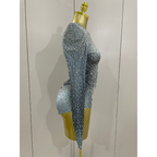 CRYSTALIZE Bodysuit-Bodysuit-SAINT CHIC