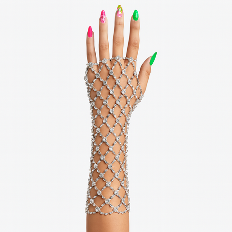 CRYSTAL Mesh Arm Cuff Bracelet